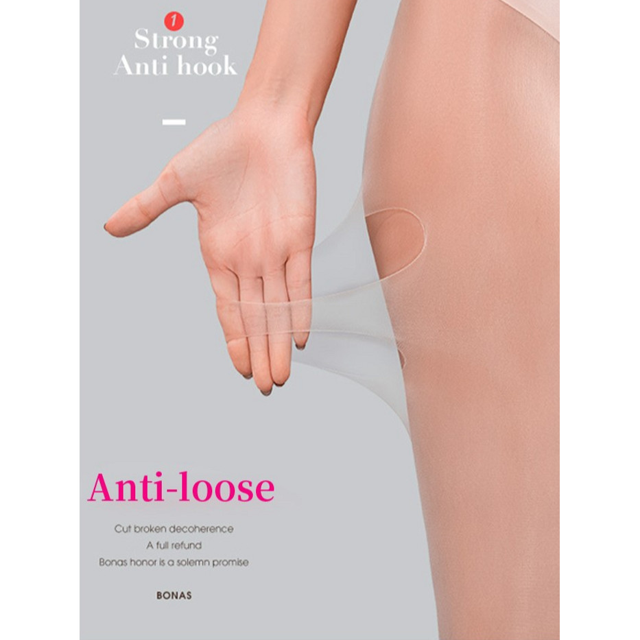 【NEW】Ultrathin Antifallout Plus Block Stockings Toe Sheer Pantyhose ...