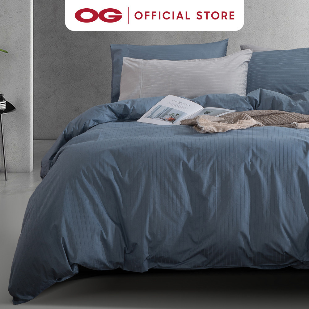 Eurotex Loft Living 1000tc 100 Egyptian Cotton Quilt Cover with Fitted