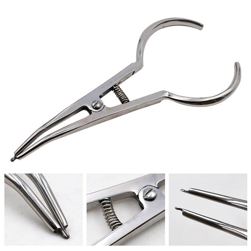 OdontoMed2011 WEITLANER Retractor 5.5" Blunt 3X4 Prong Stainless Steel