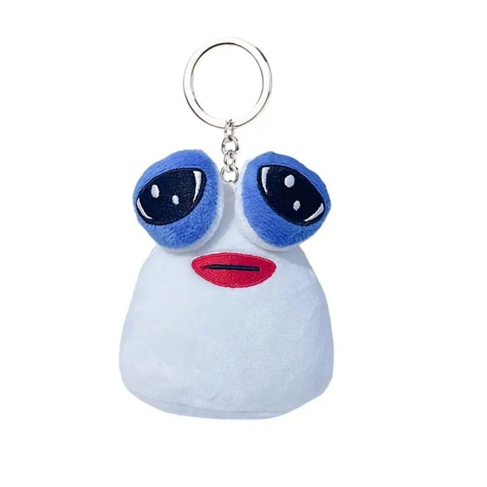 USTHOW My Pet Alien Pou Plush Keychain, Interesting Kawaii Animal Pou ...