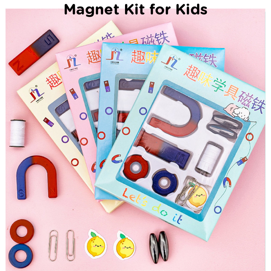 Magnetic Play Set for Kids Science Toy Magnetic Experiment Magnet Kit ...