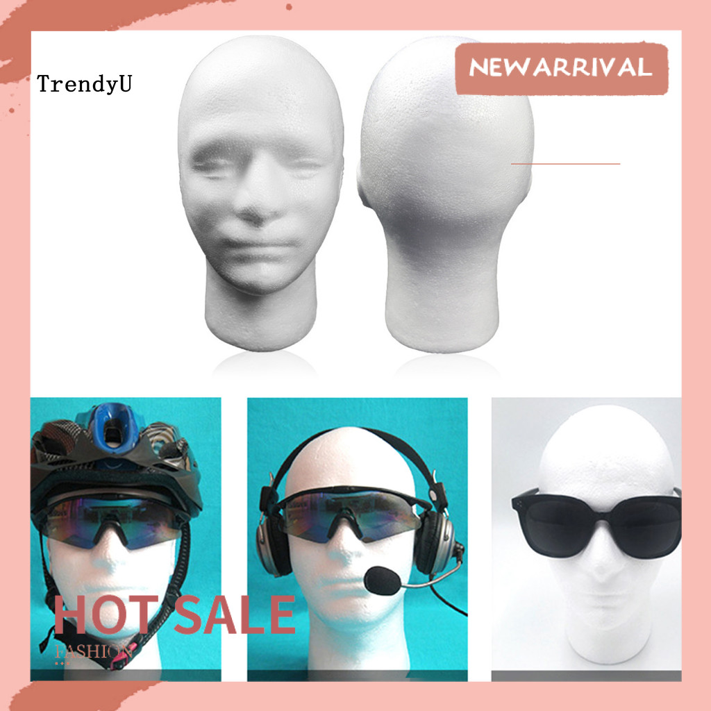 TRD Lightweight Mannequin Head Headwear Display Stand Male Mannequin