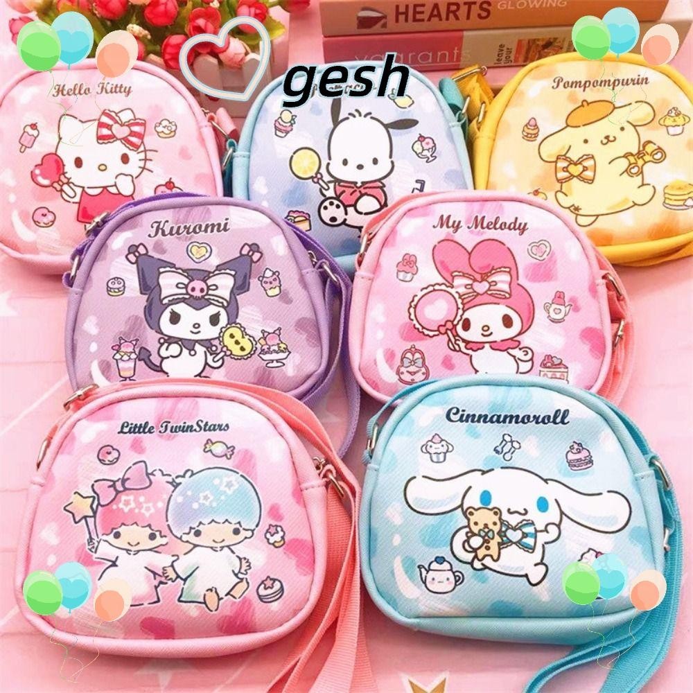 GESH1 Kuromi Children's Crossbody Bag, Small Shoulder Bag Double-sided ...