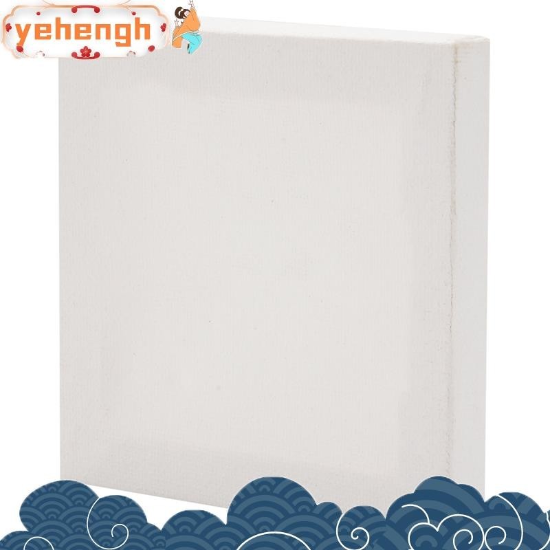 10Pcs/Set White Blank Art Boards Mini Stretched Artist Canvas Art Board ...