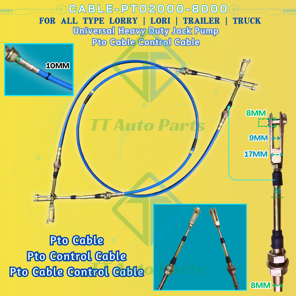 Universal PTO Cable Control Cable PTO Control Cable/ For All Types of ...