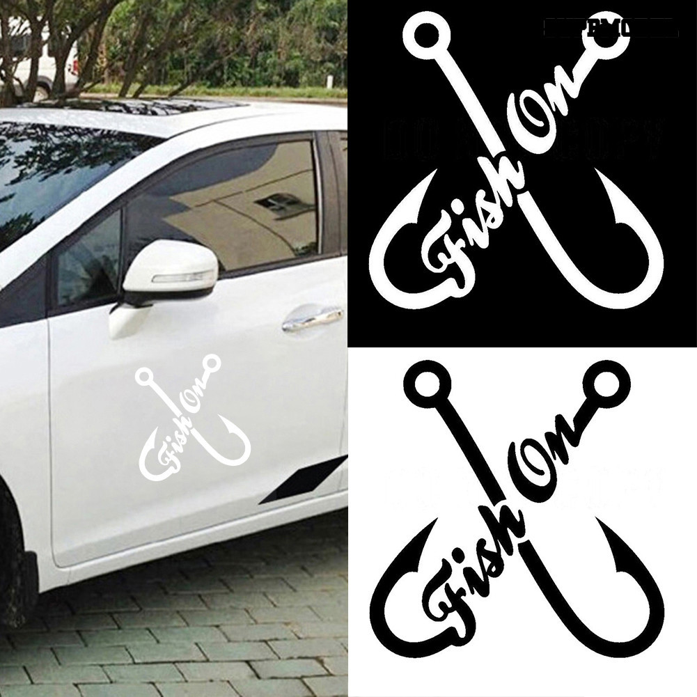 Hot Sale Go Fishing Car Stickers and Decals Fish Sticker for Car