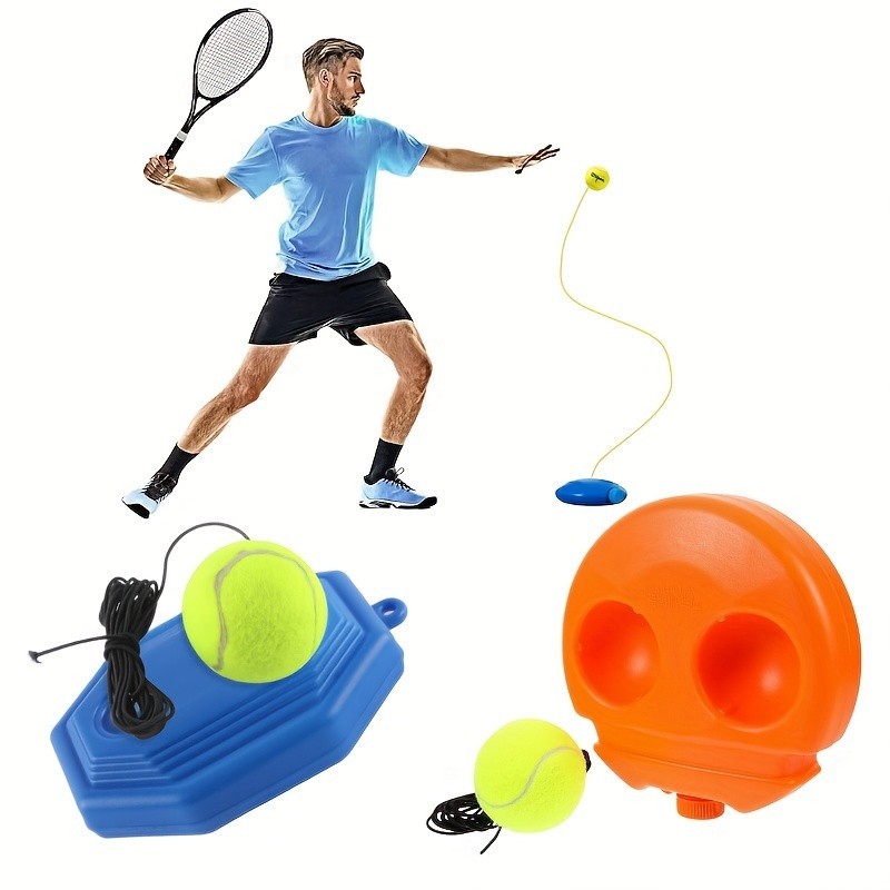 Trainer Tennis Con Palline Rimbalzo - Set Allenamento Individuale Per Principianti E Bambini - Foto 11