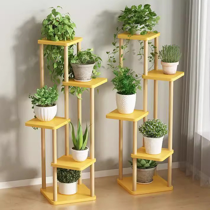 [in stock] Flower Stand Storage Rack Balcony Flower Stand Living Room ...