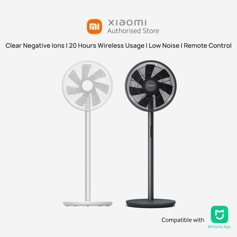 Xiaomi Mi Standing Floor Fan 3 Portable Wireless Fan Home DC Pedestal