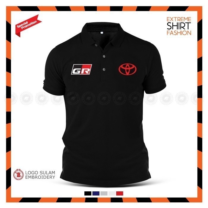 2024 fashion Polo T Shirt Sulam Toyota Gr Gazoo Racing Sport Yaris ...