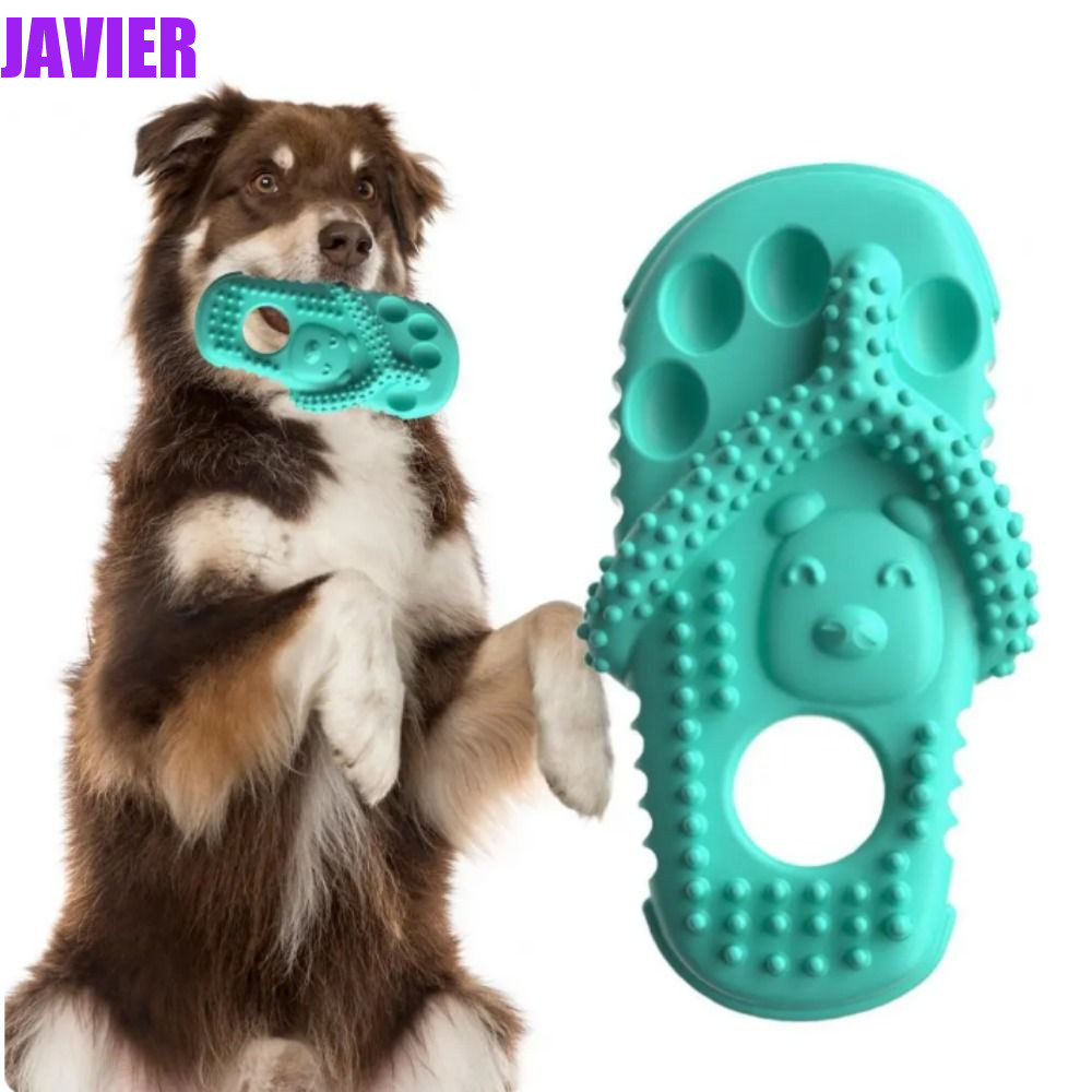 JAVIER Dog Interactive Toys, Bite Resistant Interactive Slipper Shape ...