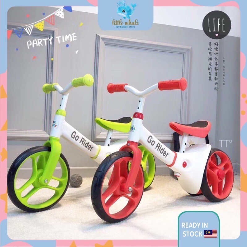 Go Rider 2 in 1 Balance Bike n Tricycle Children Kid Bicycle Sliding ...