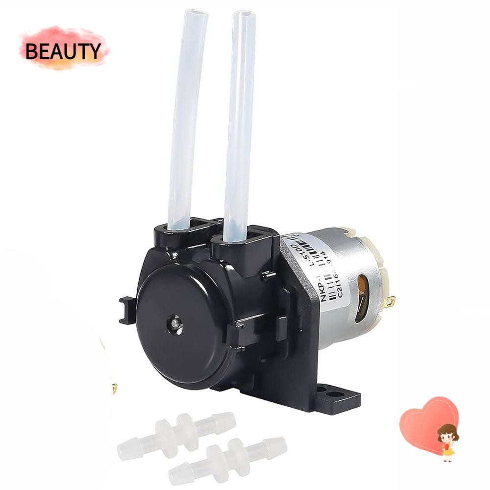 BEAUTY 1Pc 12V DC Dosing Pump, Black Lab Peristaltic Head, Small Liquid ...