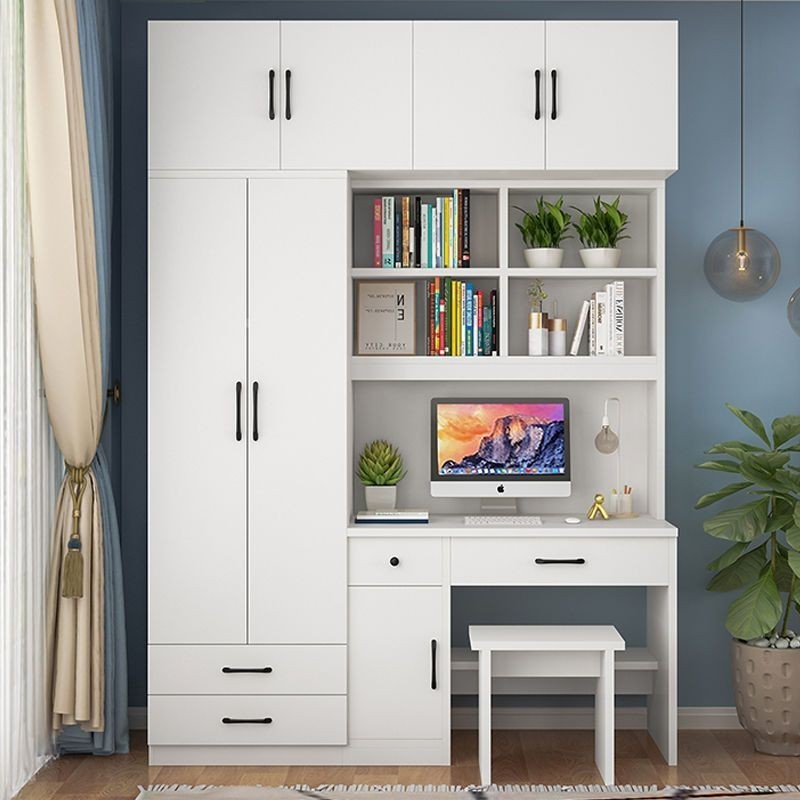SG Wardrobe Desk Integrated Computer Desk With Dressing Table Wardrobe ...