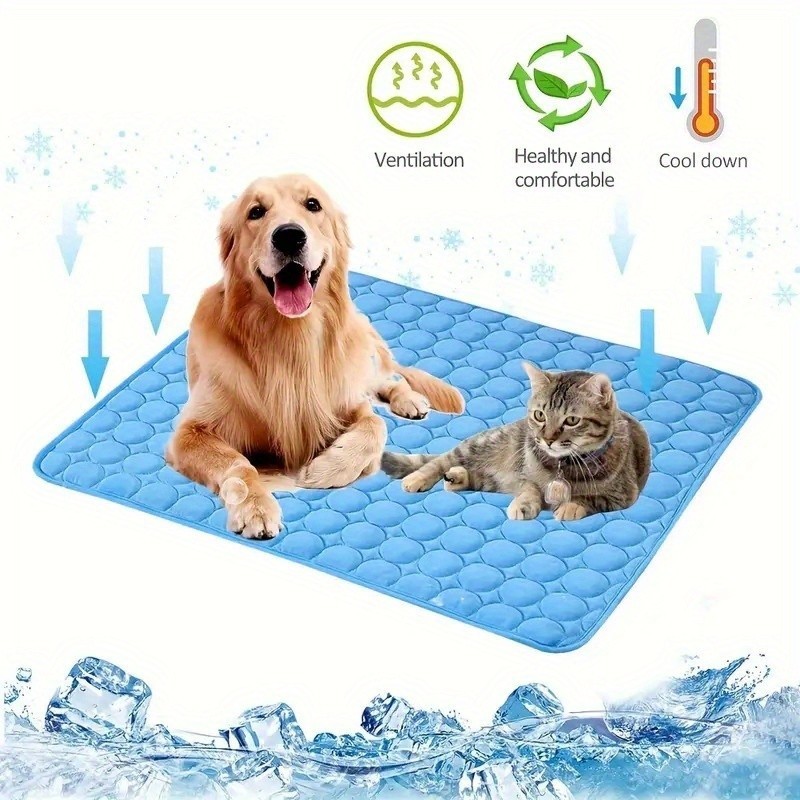 Pet ice mat Summer cool mat for cats and dogs Sofa mat for pets cooling in summer no longer ...