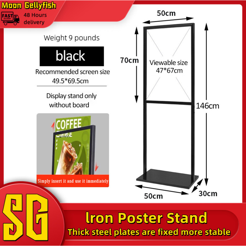Windproof Billboard Display Brand Market KT Board Bracket Display Stand ...