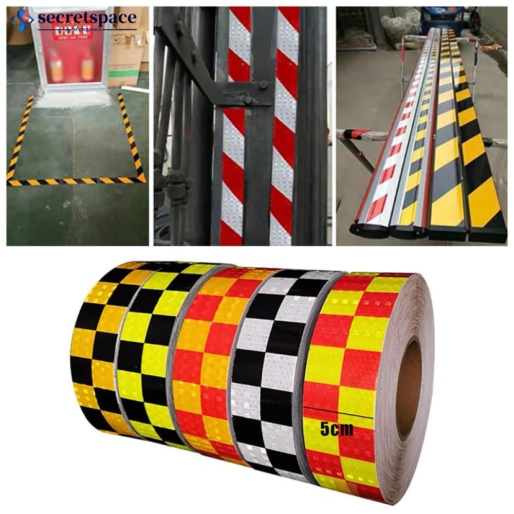 SECRETSPACE Car Safety Warning Tape Reflective Sticker Motorcycle ...