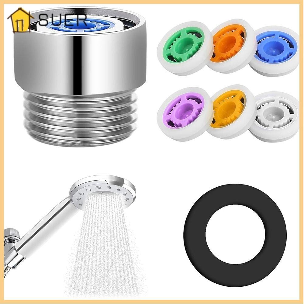 SUER Shower Head Restrictor, Plastics Water Flow Restrictor, Faucet