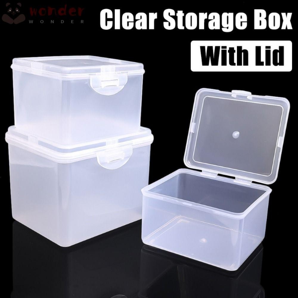 WONDER Storage , Multi-purpose Plastic Storage Box, Transparent ...