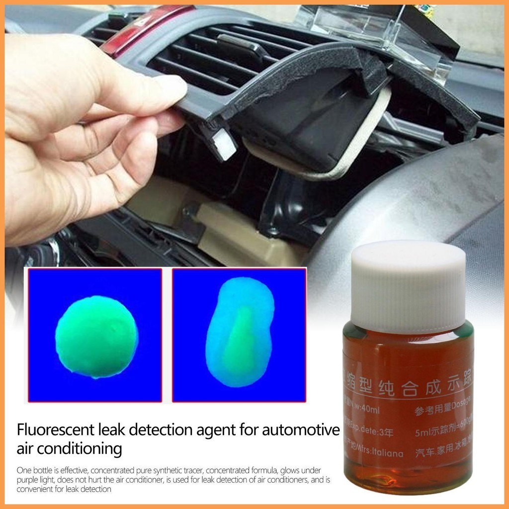 UV Dye Leak Detector 40ml Fluorescent Leak Detection Agent Engine Oil