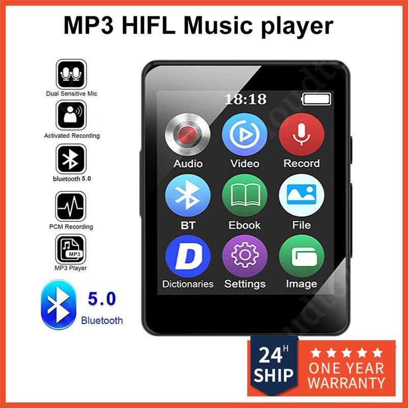 Produktbild von AGPTEK 128 GB MP3 Player Mit Bluetooth 5.4, 2,4 Zoll Musik-Player