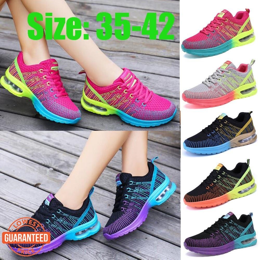 FY9 【WoNew】Women flying knitting shoes sports shoes shoes air cushion ...