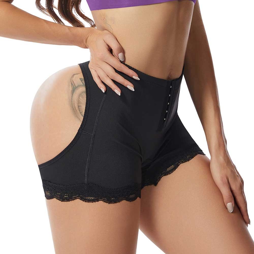 Bingrong Women's Butt Push Up Underpants Tummy Control Corset Pants