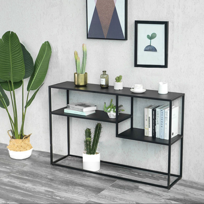 MZ Storage Rack Entrance Platform Iron Bar Entry Cabinet Porch Table ...