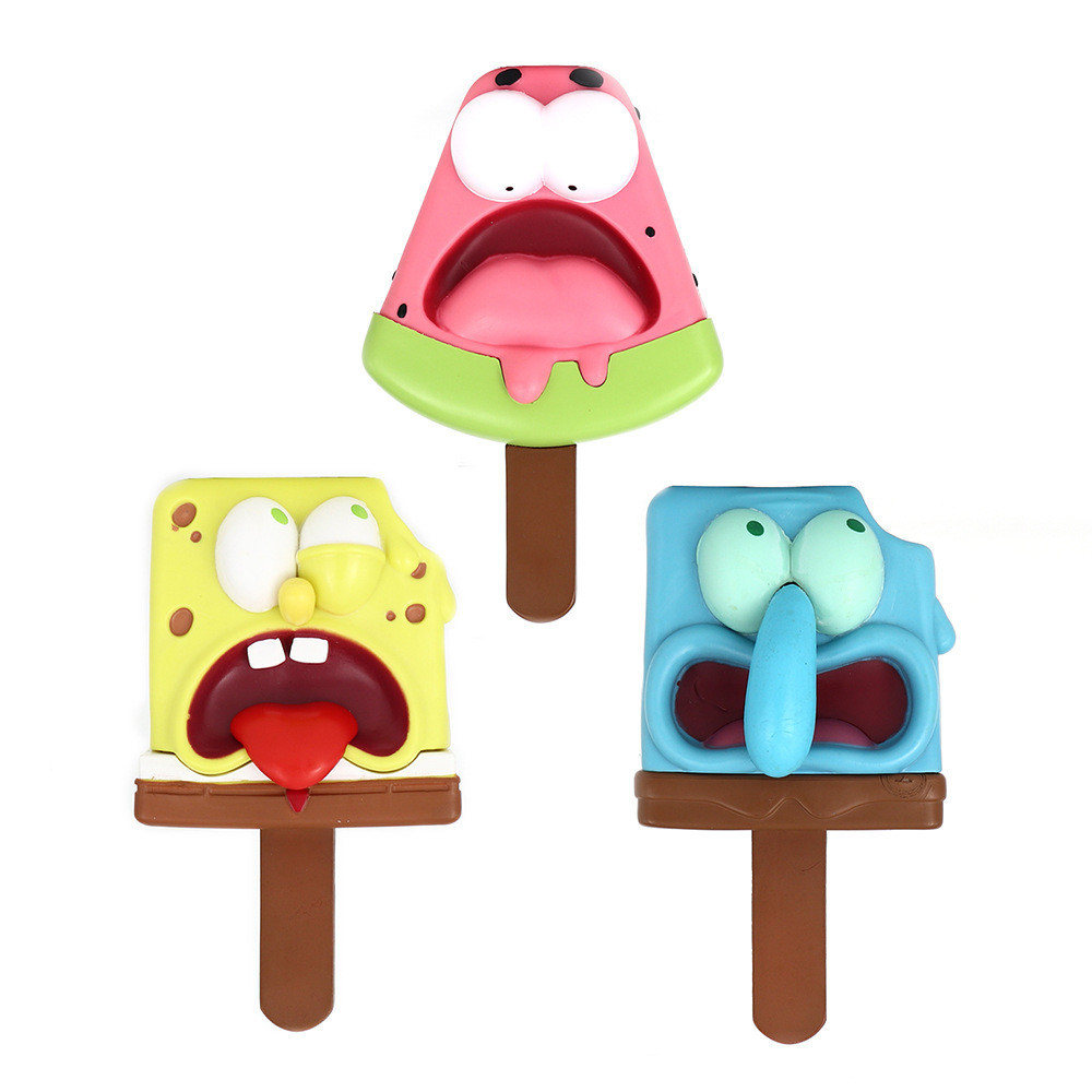 new5 SpongeBob SquarePants Simulation Ice Cream Popsicle Action Figure ...