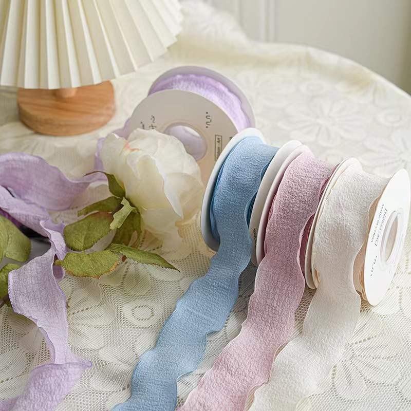 Linen Fishtail Yarn Ribbon DIY Handmade Wedding Decor Snow Yarn Baking ...