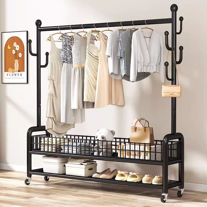 Clothes Drying Rack, Floor-standing Clothes Rack, Bedroom Coat Rack ...