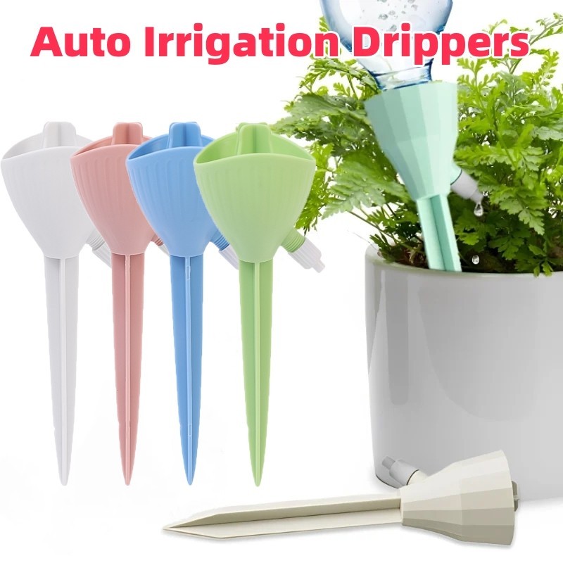 24Pcs Plant Watering Spikes Self Watering Devices Automatic Plant Waterer With Slow Release