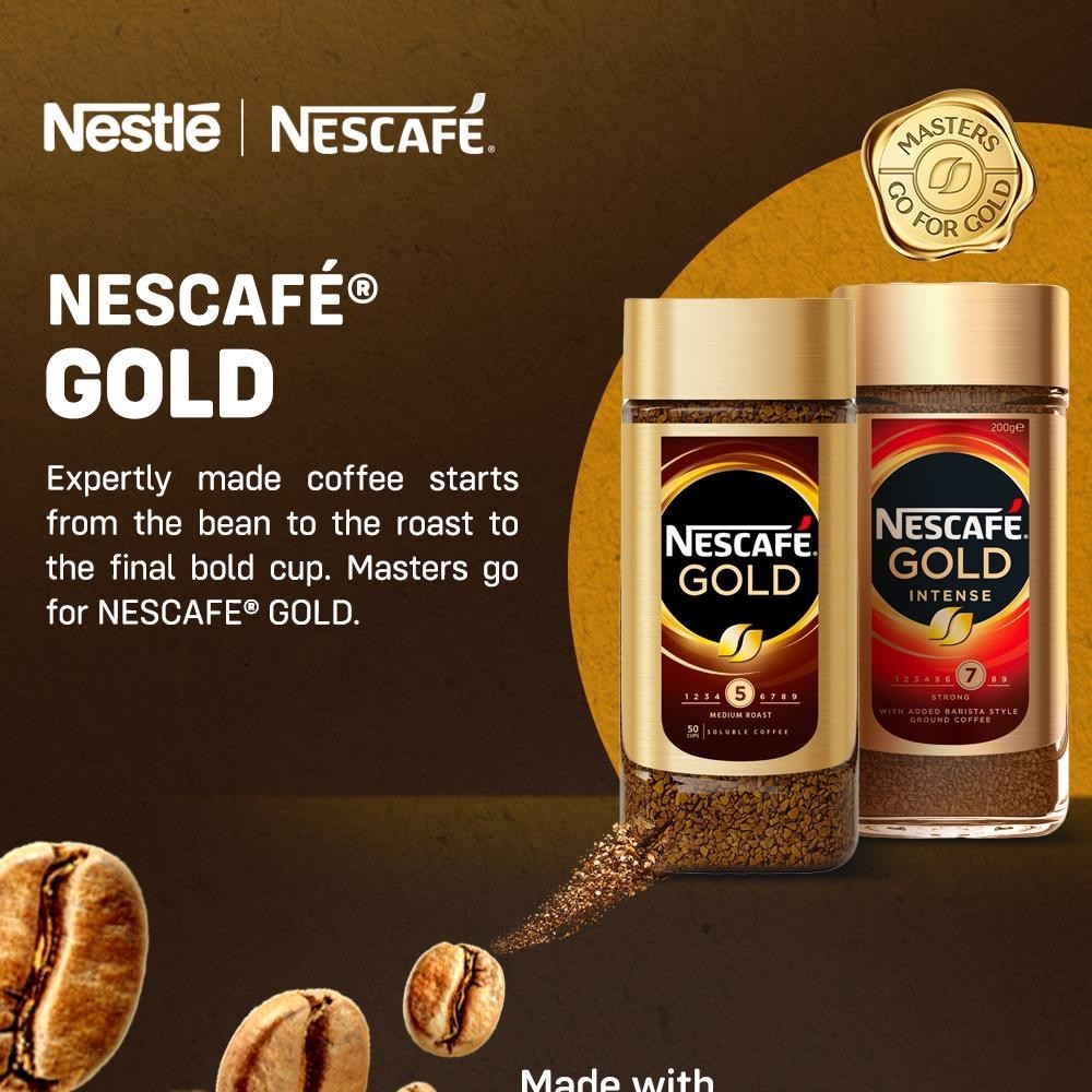 Nescafe Gold Instant Coffee 50g / 100g Nescafe Gold Intense Instant ...