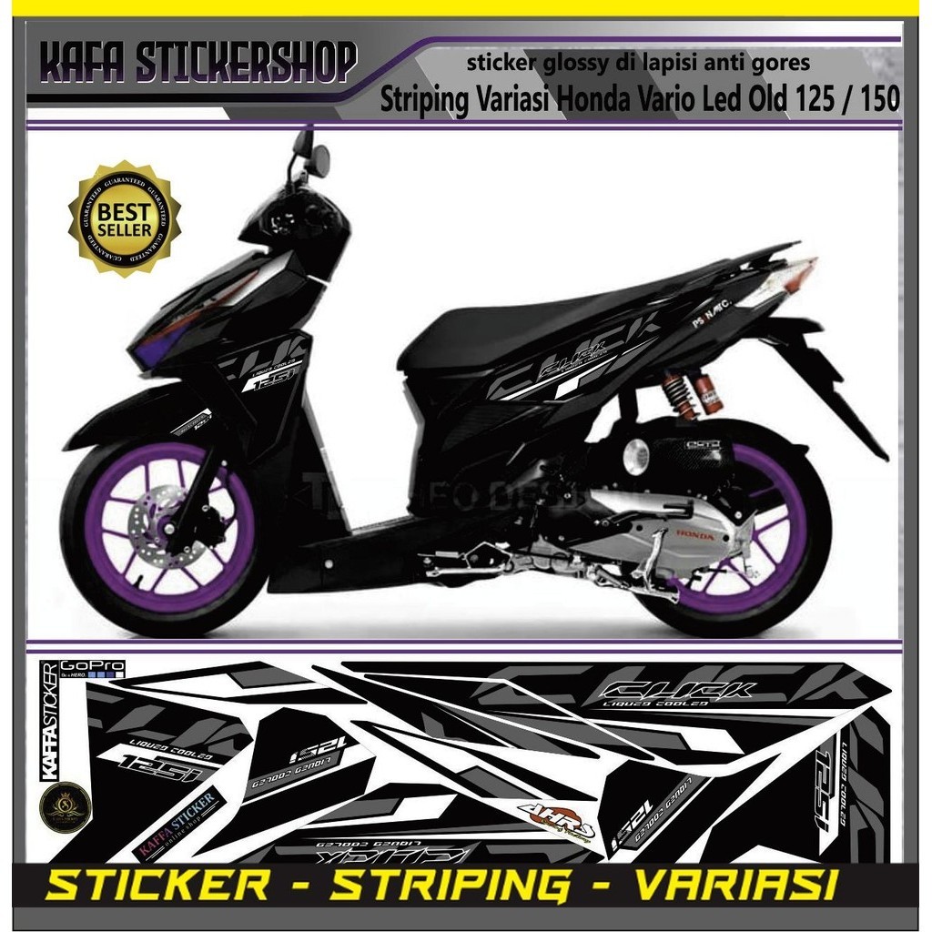 STICKERS Striping Stickers Vario Led 125 150 Motif Simple List Custom ...