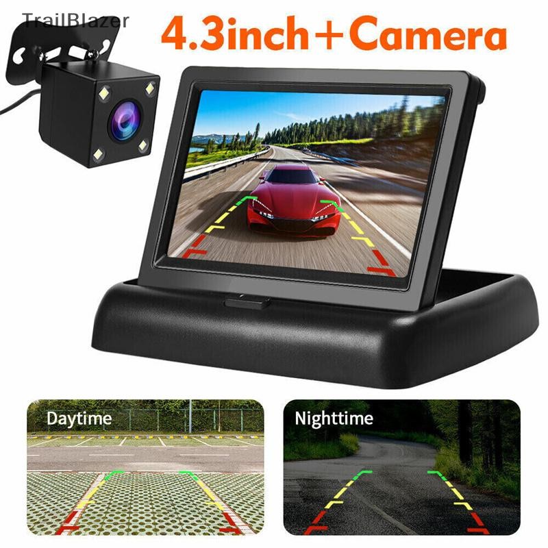 【TBSG】 Car 4.3-inch Disassembly And Stacking Display Car Van HD 4-light ...