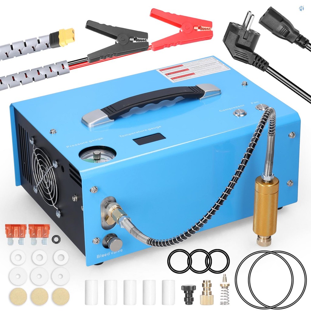 4500PSI Electric High Pressure Air Compressor with Barometer ...