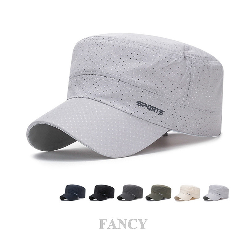 Men's Mesh Cap Breathable Summer Newsboy Hat Adjustable Beret Ivy Cap Irish Cabbie Driving Hunting Hats