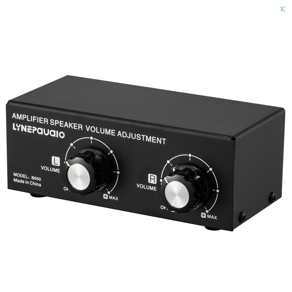 LYNEPAUAIO 150W 14AWG Desktop Passive Speaker Volume Control Box ...