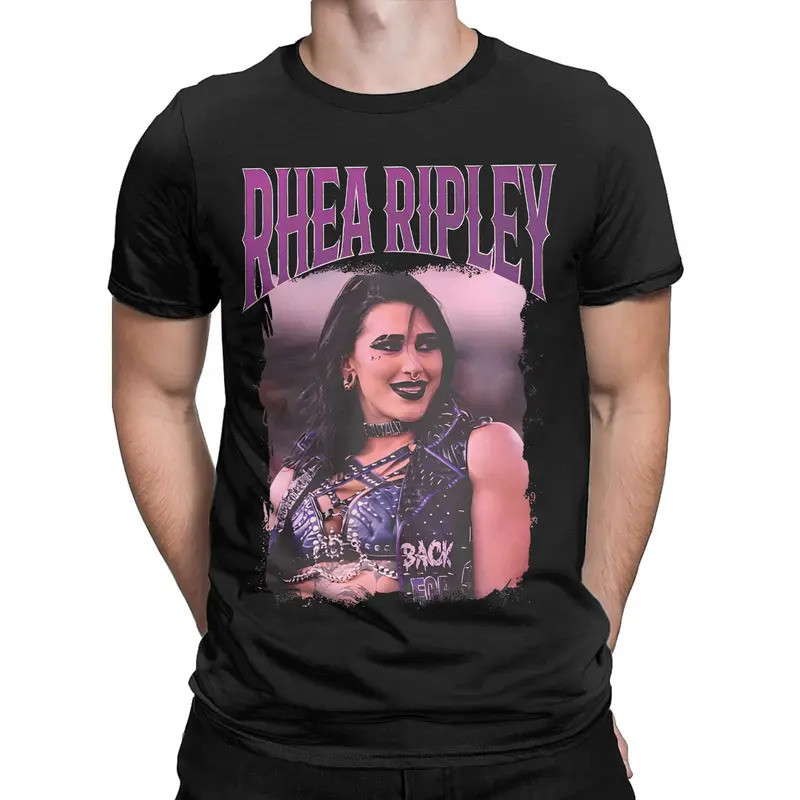 rhea ripley Wrestling Wrestler Printed T Shirt for Men Women Pure ...