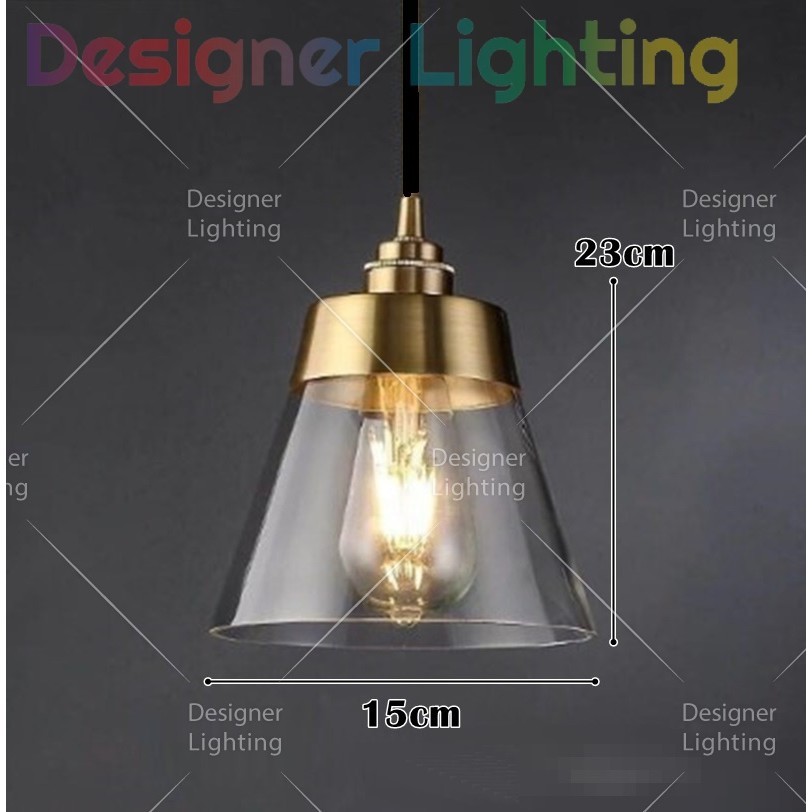 Pendant Light with Bulb Triangle Hanging Light Designer Decorative Lamp ...