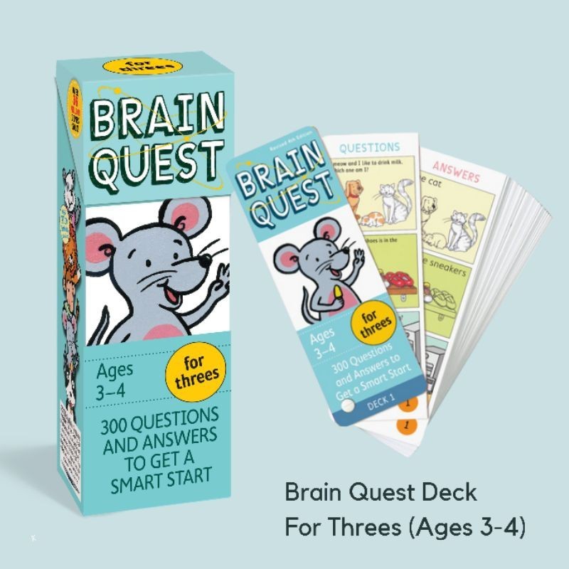 , Brain Quest Decks (It's fun to be smart Q&A card decks) | Shopee ...