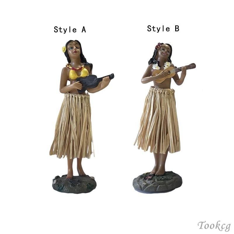 [Tookcg] Dashboard Bobbleheads with Guitar Collectible Figurines 6.29