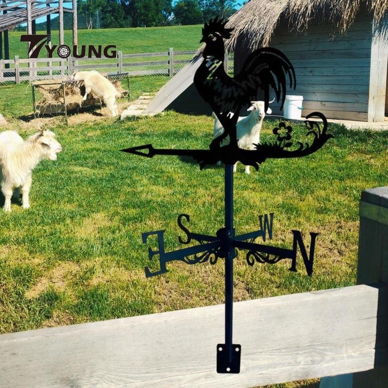 [In Stock] Metal Wind Vane, Weathervane Patio Roof Wind Direction