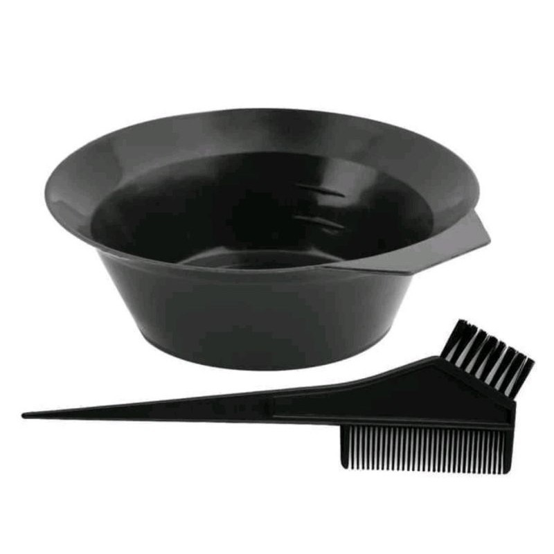 1SET Mangkok Sisir Semir Rambut Mangkuk Kuas Pewarna Cat Hair Perawatan Kecantikan Wadah Hias Rambut A251 - Gambar 2