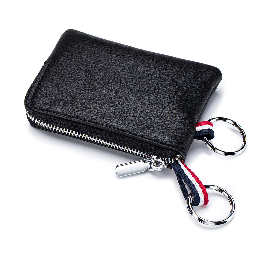 Men's Coin Purse Women Mini Wallet Split Leather Zipper Driver's ...