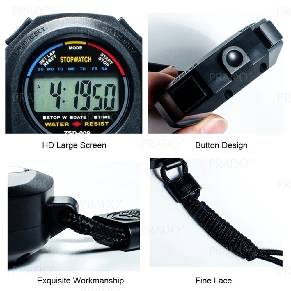 PRADO MAXGEAR Waterproof Sport Digital Stop Watch Compass Chronograph ...