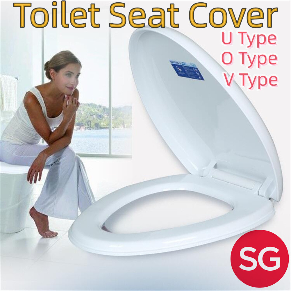[LOCAL SELLER] Soft Close Slow Silent Toilet Seat Cover Ultra Thick ...