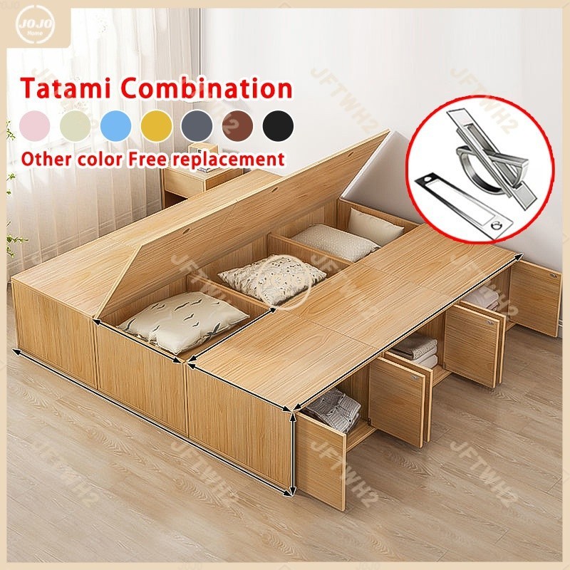 Tatami storage cabinet balcony can sit low cabinet household bay window ...