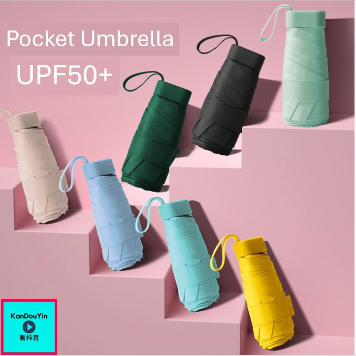 [Local Ready Stock][SG Seller]Mini Pocket Umbrella lightweight Six ...