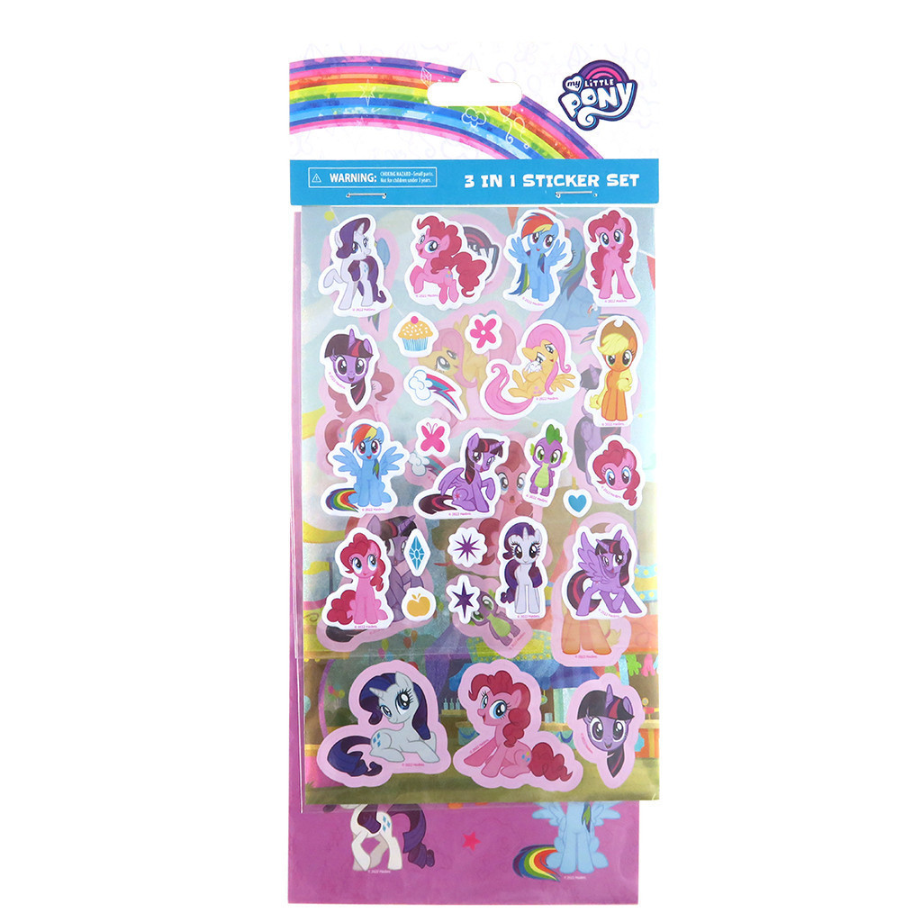 My Little Pony Friends 3 In 1 Sticker Set (7609) | Shopee Singapore